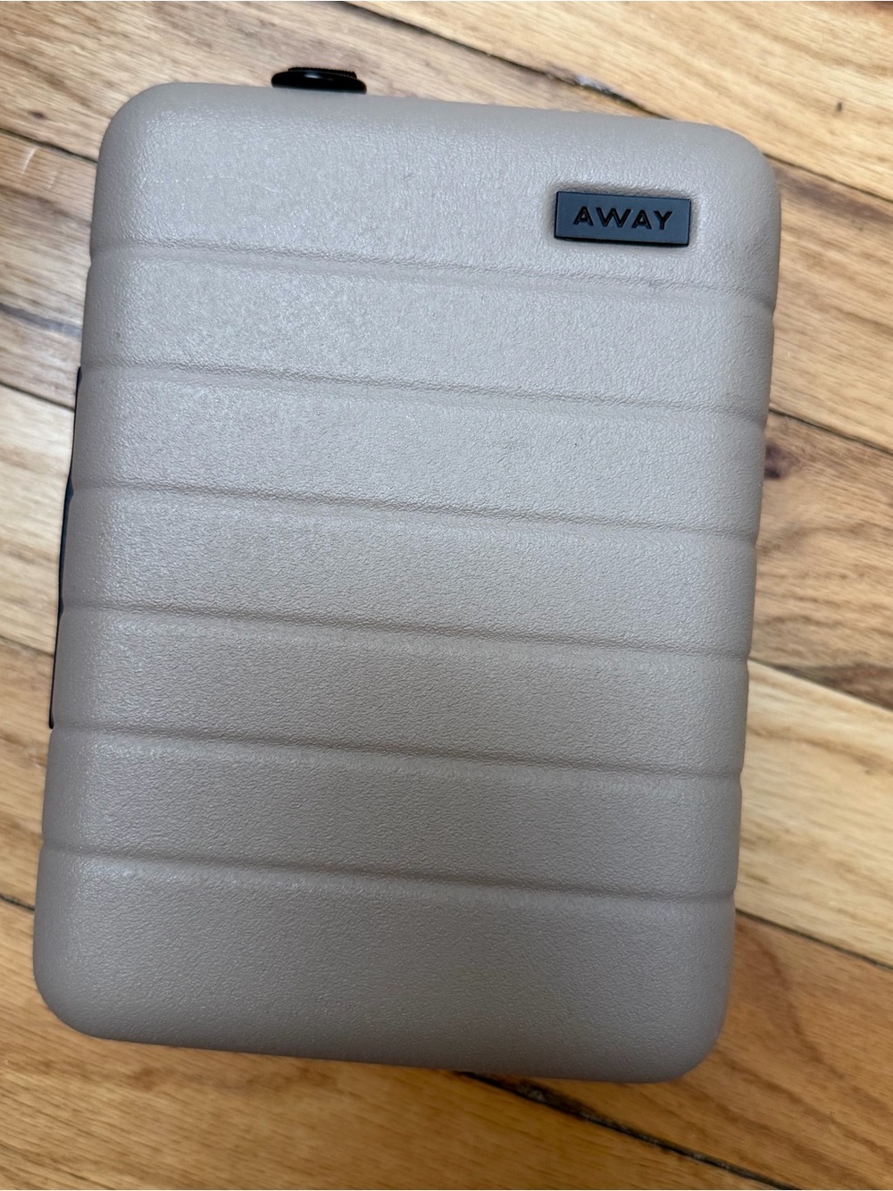 AWAY Travel Mini sand beige tan case Suitcase accessories holder luggage $45